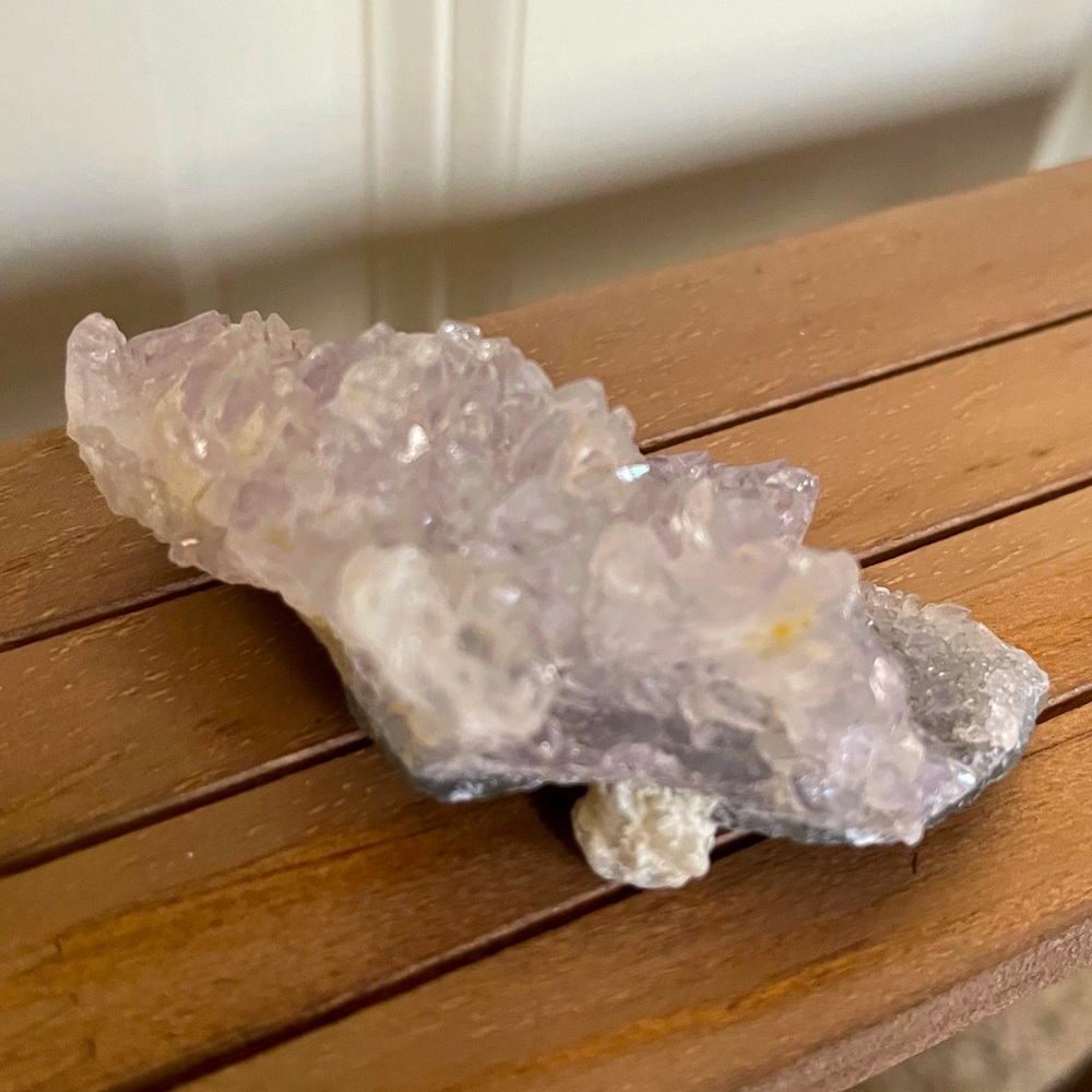 Amethyst Quartz Crystal Sugar Druzy Cluster | Fairy Cactus Quartz Natural Stone